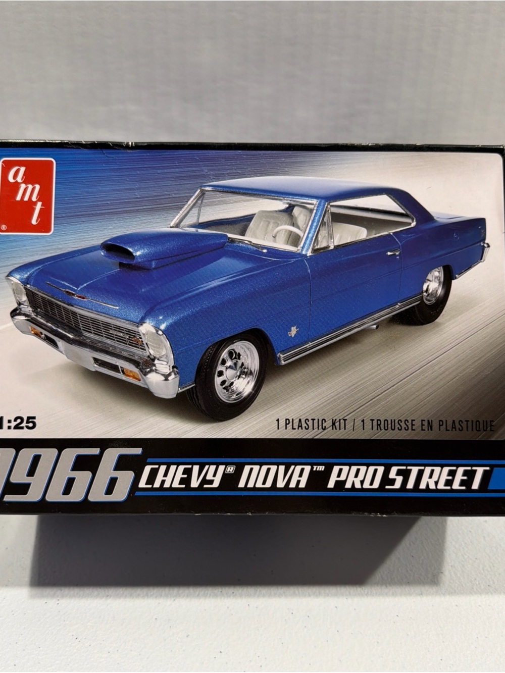 AMT 1/25 1966 Chevy Nova Pro Street Plastic Model Kit / New But Read Desc